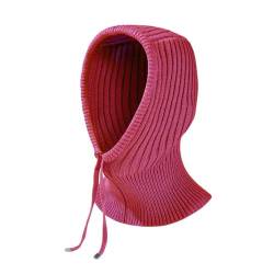 Rayson Damen Sturmhaube Strickmütze Winter Mütze Warme Kapuze Mütze Verstellbar Damen Herren Wintermützen für Draußen Balaclava(Rosa) von Rayson