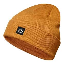 Rayson Herren Mütze Beanie Damen Herren Strickmütze Winter Mütze Jungen Mädchen Laufmütze Herren Wintermütze Damen Weihnachten Geschenke(Braun) von Rayson