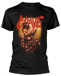Grave 'and Here I Die... Satisfied' (Schwarz) T-Shirt (M) von Razamataz