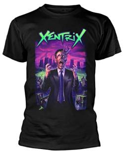 RAZAMATAZ Xentrix 'Facemelt' T-Shirt, Schwarz, schwarz, XX-Large von Razamataz