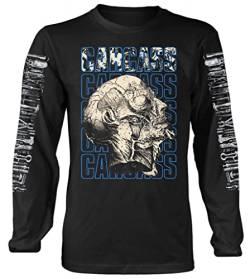 Razamataz Carcass 'Necro Head' (schwarz) Langarm-Shirt, schwarz, X-Groß von Razamataz