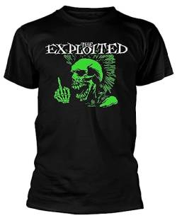 The Exploited 'Middle Finger' (Schwarz) T-Shirt (as3, Alpha, m, Regular, Regular) von Razamataz