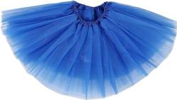 Damen Tütü Rock Minirock Petticoat Tanzkleid Dehnbaren Tutu Rock Ballettrock Tüllrock für Party (Königsblau) von Rcbmn