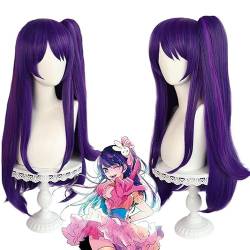 Anime Oshi No Ko Hoshino Ai Cosplay Perücke 80cm lang Frauen hitze beständige Synthetische Haar perücken Party Perücke Cap von Rcrllya