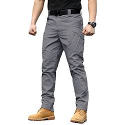 ReFire Gear Herren Taktische Hose Leicht Militär Kampf Cargohose Baumwolle Outdoor Arbeitshose mit vielen Taschen von ReFire Gear