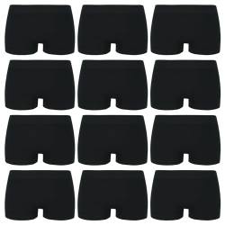 ReKoe 12er Pack Damen Hotpants Unterhose Pants Tanga Panty Unterwäsche Slip S M L XL, Größe:L-XL = 40/42 von ReKoe