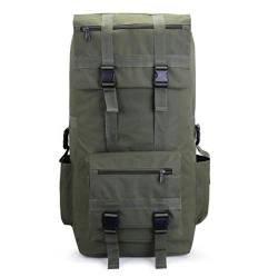 110L bis 120L Militärischer taktischer Outdoor-Rucksack mit großer Kapazität Wasserdichter, atmungsaktiver Oxford-Camo-Rucksack-Armeegrün_Andere von ReadyGo