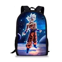 Neu ankommen Schüler Schultasche Set Cool Anime Dragon Ball Sohn Goku Druckbuch Stift Jungen Mädchen Schulrucksack-HMQ166 von ReadyGo