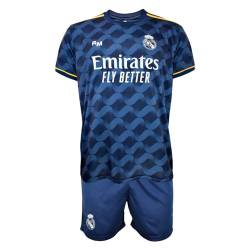 Real Madrid Set Kinder T-Shirt und Hose Zweite Mannschaft der Saison 2023-2024 - Offizielle Replik Offiziell lizenziert - Kind, dunkelblau, 4 Jahre von Real Madrid