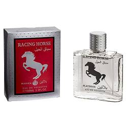 Real Time Eau de Toilette Racing Horse Platinum für Männer, aromatisch von Real Time