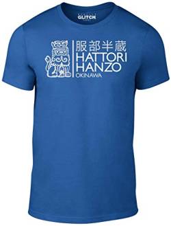 Reality Glitch Herren Hattori Hanzo T-Shirt (Königsblau, X-Large) von Reality Glitch