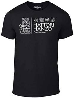 Reality Glitch Herren Hattori Hanzo T-Shirt (Schwarz, XXXX-Large) von Reality Glitch