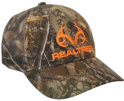 Realtree Edge Blaze Trucker-Kappe mit Logo, Netzstoff, Snapback, feuchtigkeitsableitendes Schweißband, strukturiertes Mittelprofil, vorgebogenes Visier, Camouflage-Kappe, Realtree, Einheitsgröße/L von Realtree