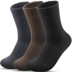 Reamphy Warm Socken Herren, Dicke Thermosocken Herren, Winter Atmungsaktives Thermo Socken Männer Wintersocken Outdoor Wandern, 39-46 von Reamphy