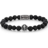 Rebel & Rose Armband Black Moon RR-8L021-S-L+ Herren von Rebel & Rose