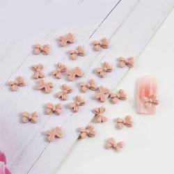 100 Stück Bögen Nagel Einfache Schleife Nail Art Dekor Schöne Bögen Designs Ornamente Für DIY Maniküre Tipps Dekorationen Schleife Nagel Aufkleber von Rebellious