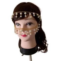 Einzigartiges Stirnband Mit Handgefertigter Dekoration Acryl Kopfkette Trendige Handgefertigte Perlen Haarband Accessoires Dekoration Damen Kopfbedeckung von Rebellious