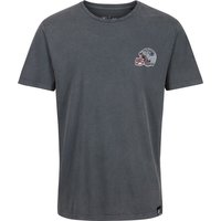 Recovered Clothing T-Shirt - NFL Patriots College Black Washed - S bis XXL - für Männer - Größe L - multicolor von Recovered Clothing