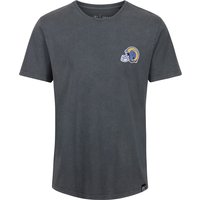 Recovered Clothing T-Shirt - NFL Rams College Black Washed - S bis XXL - für Männer - Größe M - multicolor von Recovered Clothing