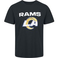 Recovered Clothing T-Shirt - NFL Rams Logo - S bis XXL - für Männer - Größe M - schwarz von Recovered Clothing