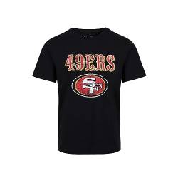 Re:Covered T-Shirt - Black - Motiv: San Francisco 49ers - Logo von Recovered