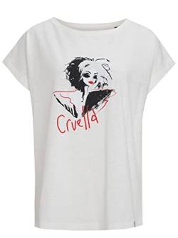 Recovered Disney Cruella Devil Art Ecru Boy-Friend T-Shirt by XL von Recovered