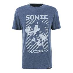 Recovered Herren Sonic T-Shirt, Mehrfarbig, L von Recovered