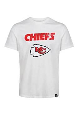Recovered Kansas City Chiefs White NFL Est Ecru T-Shirt - L von Recovered