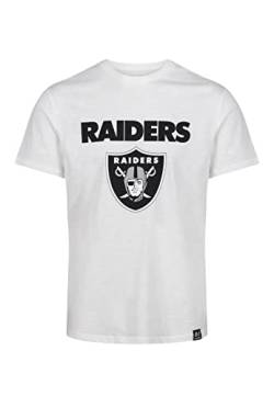 Recovered Las Vegas Raiders White NFL Est Ecru T-Shirt - M von Recovered