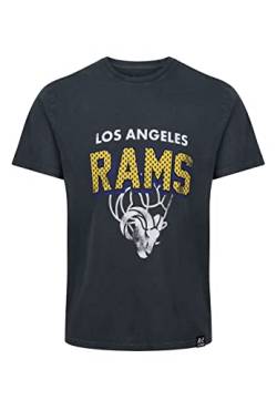 Recovered Los Angeles Rams Black NFL Galore Washed T-Shirt - M von Recovered