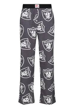 Recovered - Loungepants Las Vegas Raiders NFL Outline Logo Charcoal Marl M von Recovered