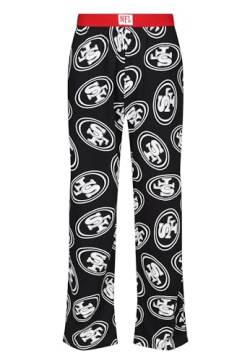 Recovered - Loungepants - San Francisco 49ers NFL Outline Logo Black M von Recovered