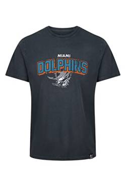 Recovered Miami Dolphins Black NFL Galore Washed T-Shirt - L von Recovered