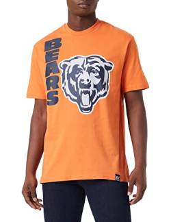 Recovered NFL Bears Relaxed Orange T-Shirt by M von Recovered