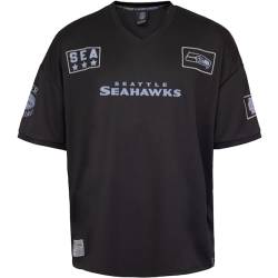 Recovered NFL Team Salute Black Military Oversized Mesh Limited Jersey Trikot (DE/NL/SE/PL, Alphanumerisch, XXL, Regular, Regular, Seattle Seahawks) von Recovered