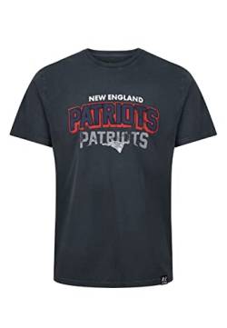 Recovered New England Patriots Black NFL Galore Washed T-Shirt - XL von Recovered