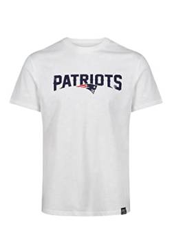 Recovered New England Patriots White NFL Est Ecru T-Shirt - S von Recovered