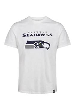 Recovered Seattle Seahawks White NFL Est Ecru T-Shirt - L von Recovered