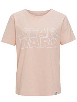 Recovered Star Wars Classic Logo Pale Pink Fitted T-Shirt by M von Recovered