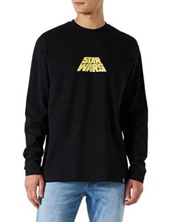 Recovered Star Wars Poster Relaxed L/S Black T-Shirt by M von Recovered