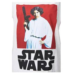 Recovered Star Wars Princess Leia Photography Ecru Womens Boyfriend T-Shirt by XXL von Recovered