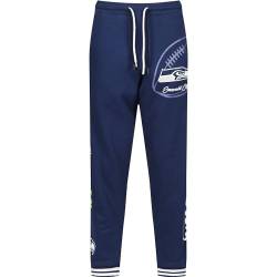 Recovered Sweatpants - NFL - Seattle Seahawks 'Emerald City' Navy L von Recovered