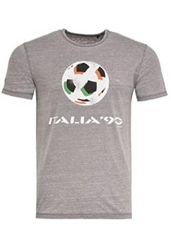 Recovered T-Shirt FIFA World Cup 1990 - S - Grau von Recovered
