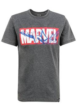 Recovered T-Shirt Marvel Spider Man Classic Logo - M - dunkelgrau von Recovered