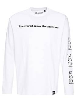 Recovered from The Archive Retro Relaxed L/S White T-Shirt L von Recovered