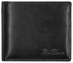 Red Baron Portemonnaie Geldbörse Herren Schwarz Echt Leder RB-WT-007-03 von Red Baron