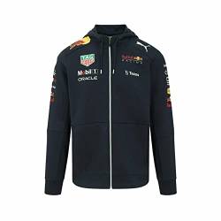 Red Bull Racing - Offizielle Formel 1 Merchandise Kollektion - 2022 Team Zip Kapuzenpullover - Herren - Dunkelblau - XS von Red Bull