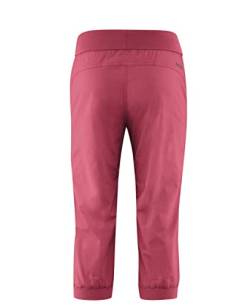 Red Chili W Gela 3/4 Pants Ii Pink - Lässige komfortable Damen 3/4 Kletterhose, Größe L - Farbe Rhubarb Red von Red Chili