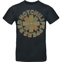 Red Hot Chili Peppers T-Shirt - Abstract Logo - S bis 3XL - für Männer - Größe L - schwarz  - Lizenziertes Merchandise! von Red Hot Chili Peppers