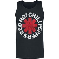 Red Hot Chili Peppers Tank-Top - Distressed Logo - S bis 3XL - für Männer - Größe S - schwarz  - Lizenziertes Merchandise! von Red Hot Chili Peppers